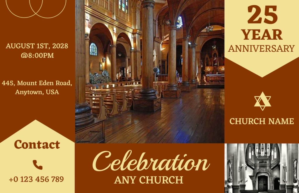 25th Anniversary Church Pamphlet