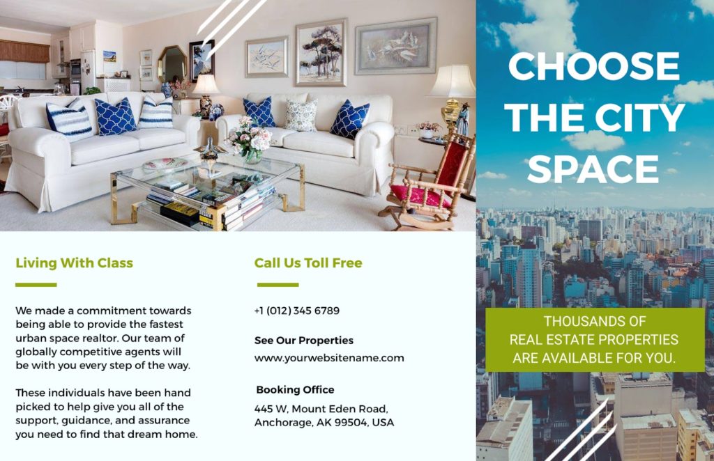 Luxury Real Estate Leaflet