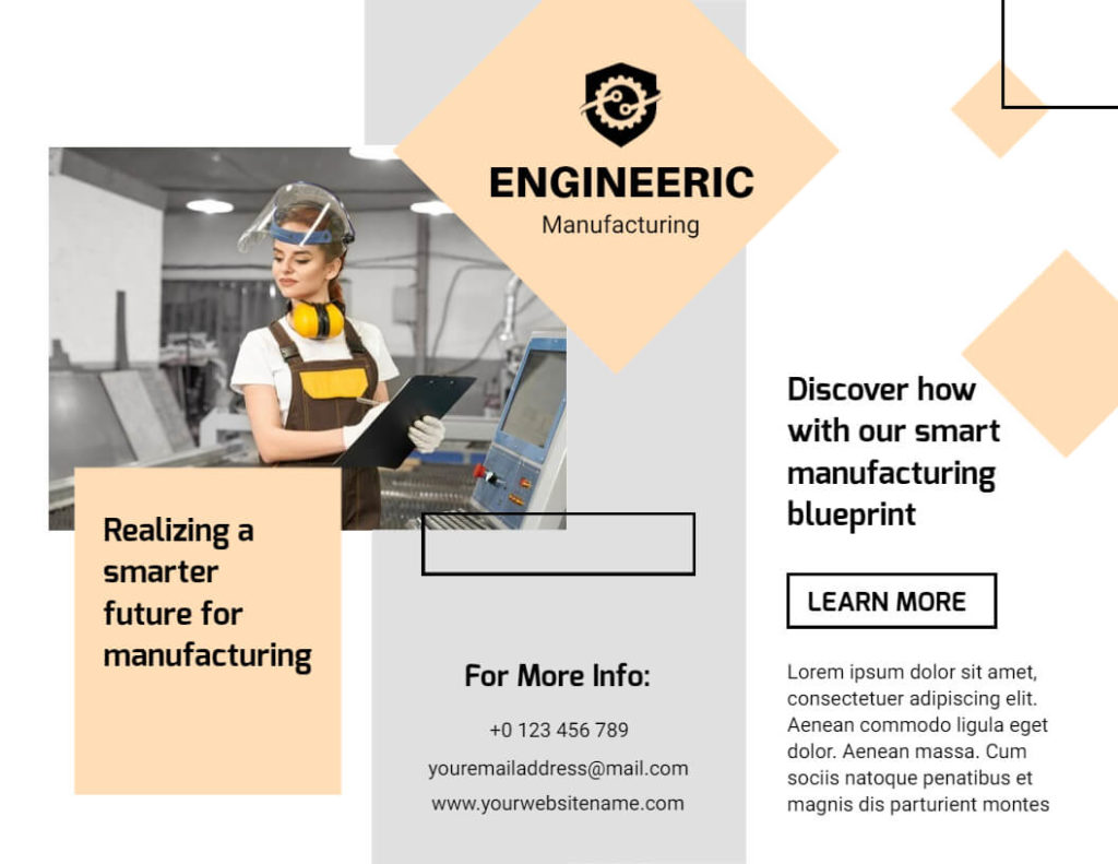 Manufacturing Company Leaflet