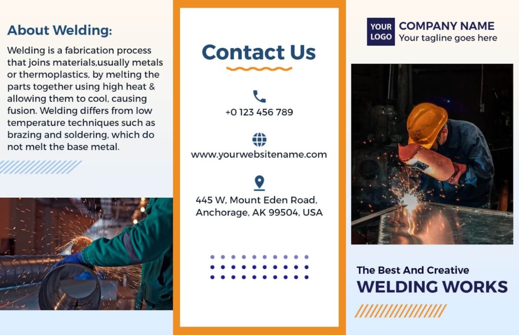 Pamphlet for Welding Works Company