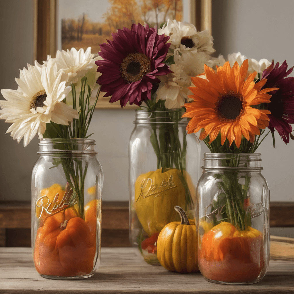 Mason Jar Vases