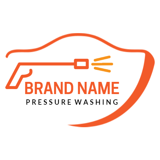 orange pressure washer logo