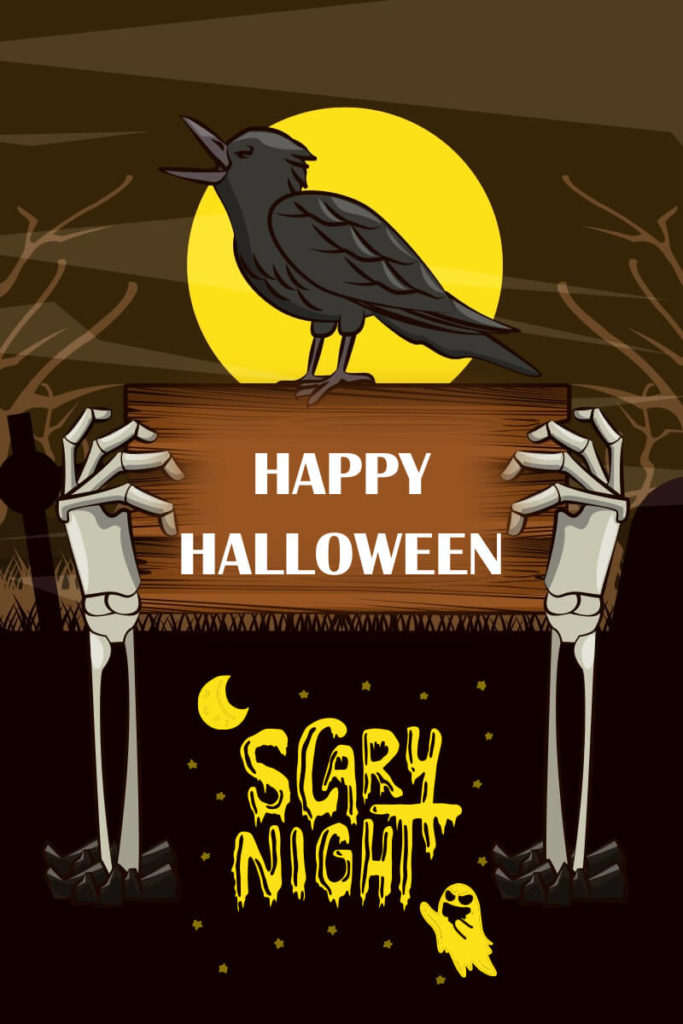 Crow Backgrounds for Halloween