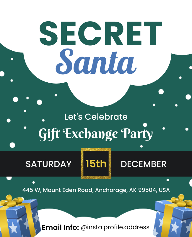 secret santa email template