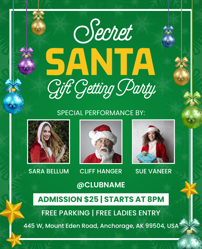 Gift Getting Party Flyer