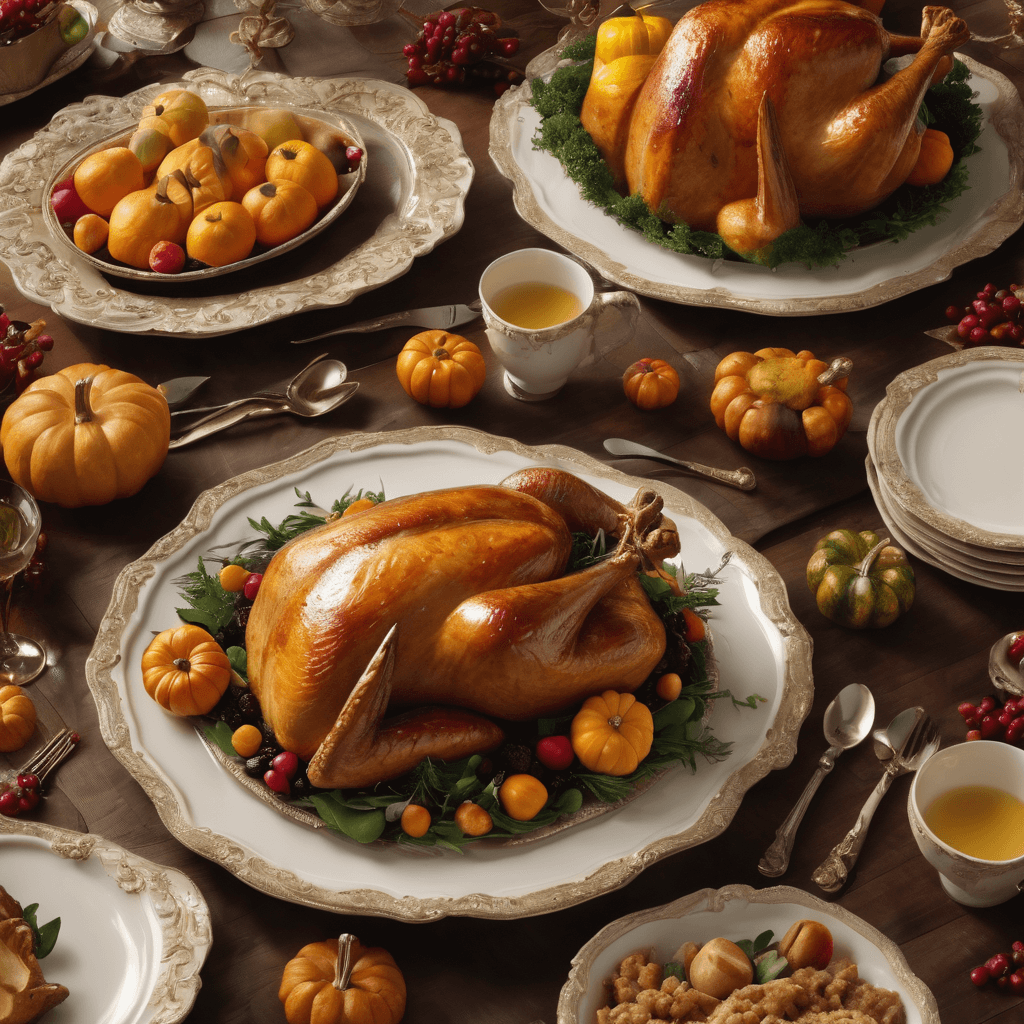 thanksgiving dinner dishes design