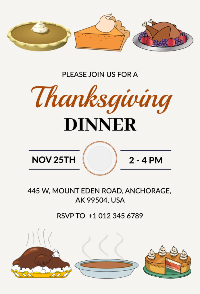 Thanksgiving Invitation Design