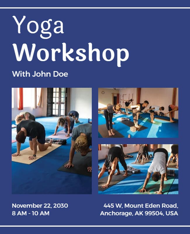 yoga flyer workshop