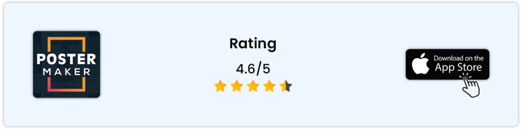 Poster Maker App rating and download