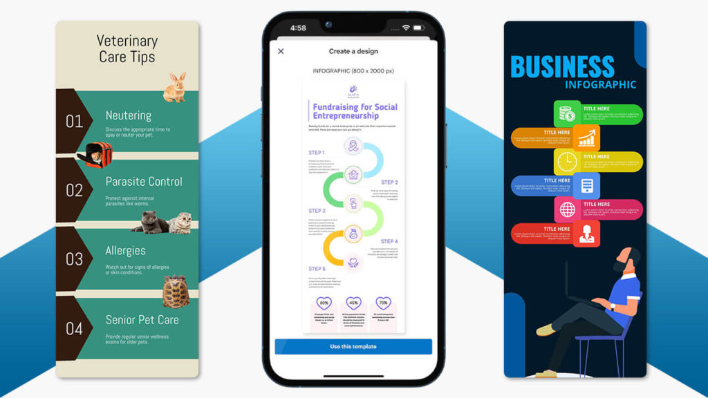 VistaCreate Infographic App