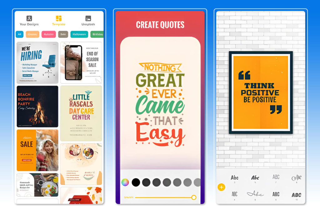 Quote Maker - Poster Creator App Screenshots