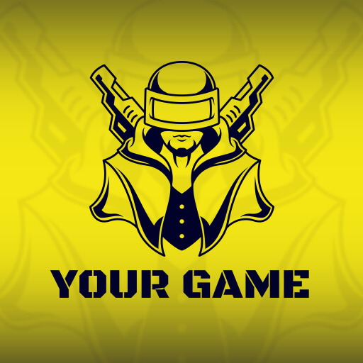 Ripe Lemon and Fern Frond Gaming Logo Design Template, Gaming Logo Examples