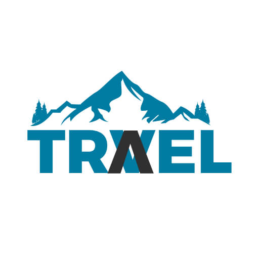 Sky Blue Travel Agency Logo Design Template, Text Logo Examples