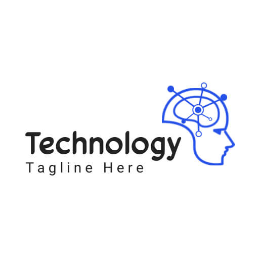 White Science & Technology Logo,  Technology Logo Examples